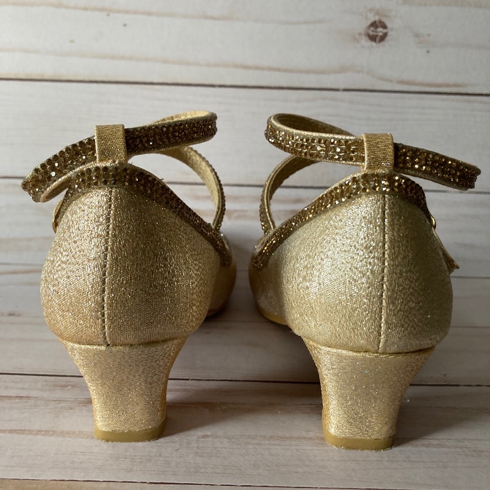 Adorababy short heel big girl dress shoes size 1 - Picture 2 of 8